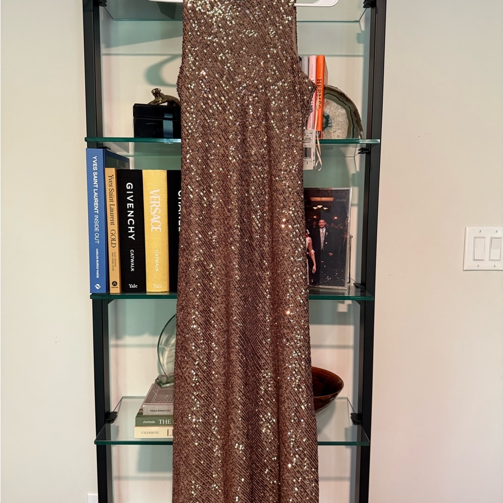Taylor Gold Sequin Dress